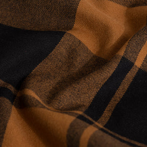 Square Grid Copper Brown Checks Shirt