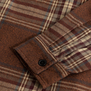 Square Grid Brown Checks Shirt