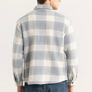 Square Grid Grey Checks Shirt