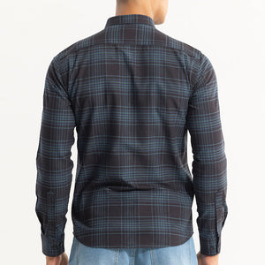 Septet Blue Checks Shirt