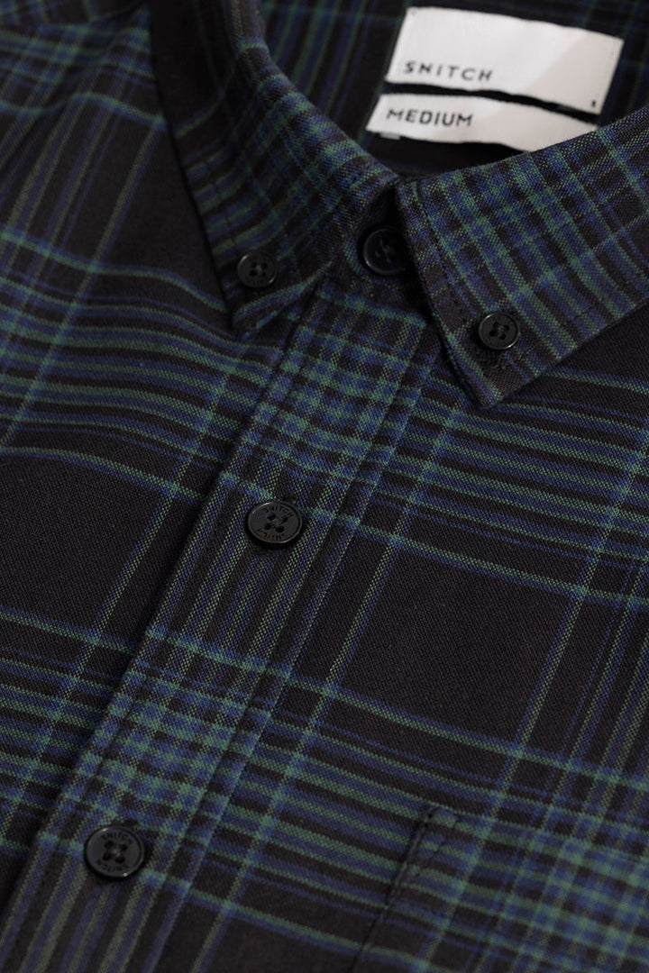 Septet Blue Checks Shirt