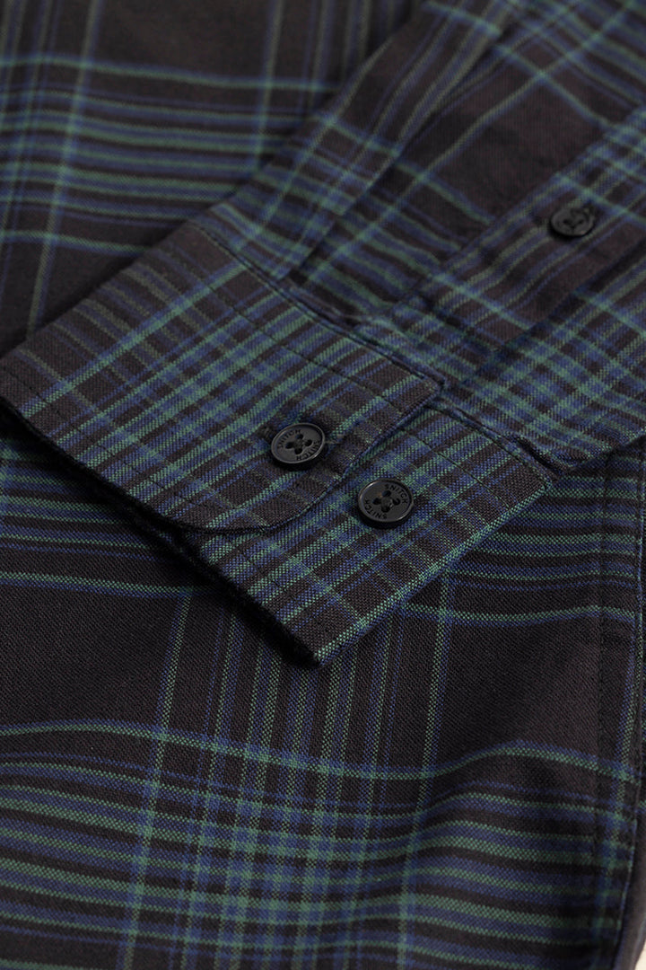 Septet Blue Checks Shirt