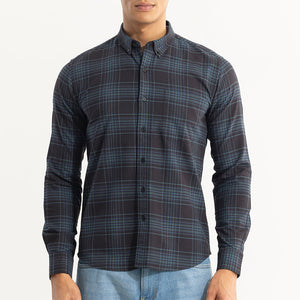 Septet Blue Checks Shirt