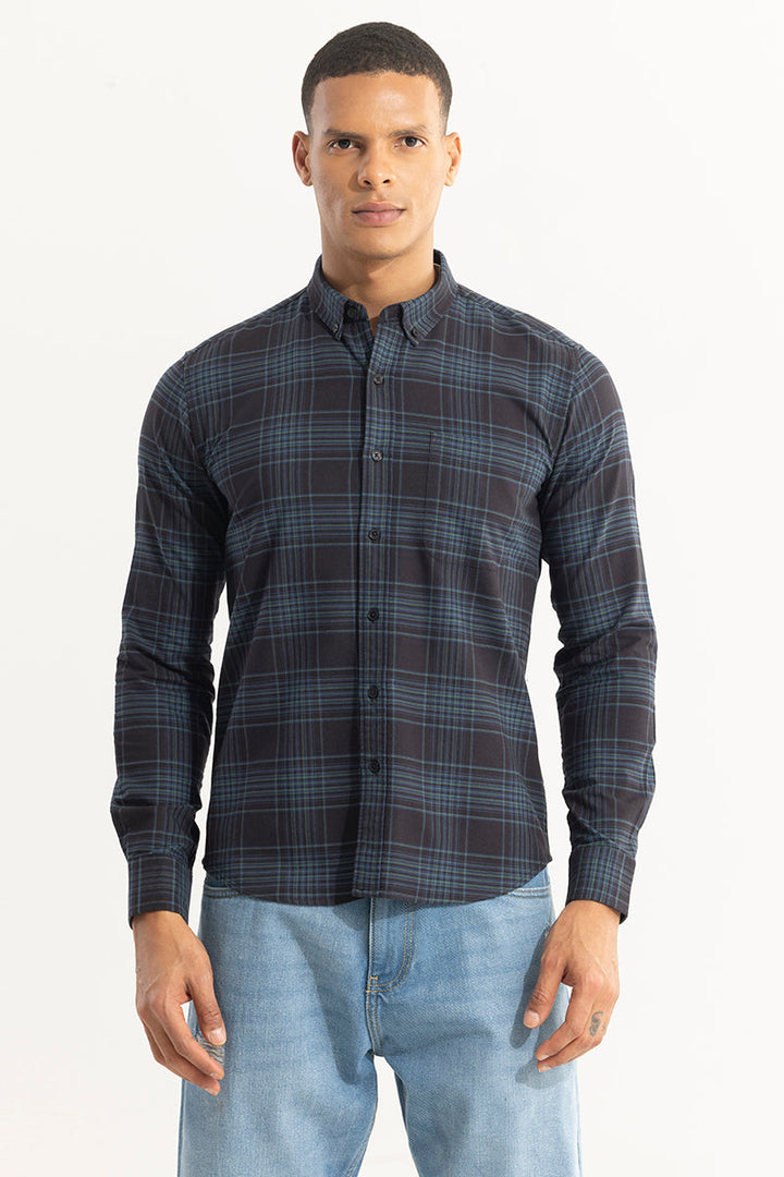 Septet Blue Checks Shirt