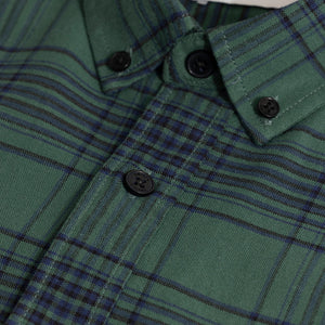 Septet Green Checks Shirt