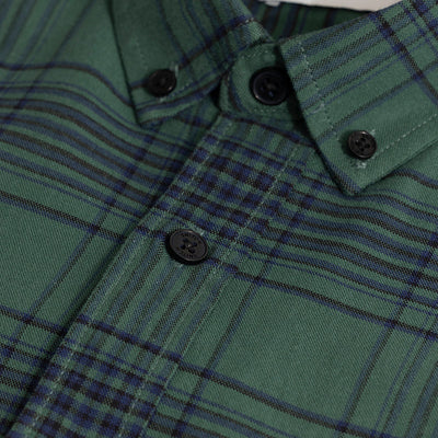 Septet Green Checks Shirt