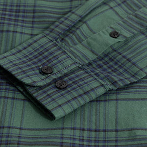 Septet Green Checks Shirt