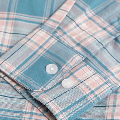 Tartan Square Blue Checks Shirt