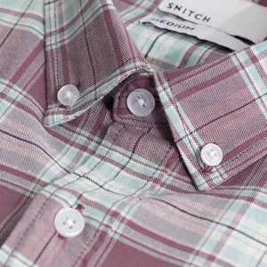 Tartan Square Mauve Checks Shirt