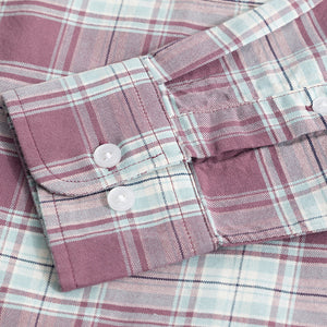 Tartan Square Mauve Checks Shirt