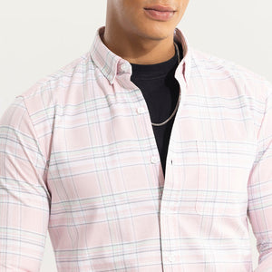 Tartan Matrix Pink Checks Shirt