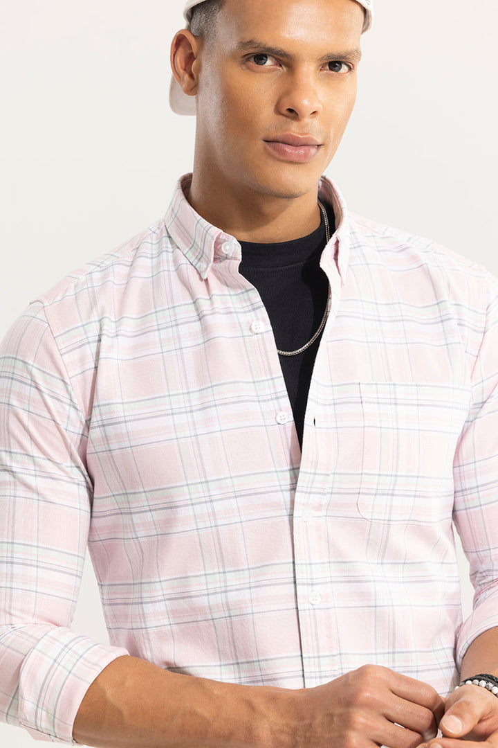 Tartan Matrix Pink Checks Shirt