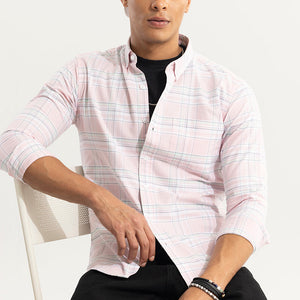 Tartan Matrix Pink Checks Shirt