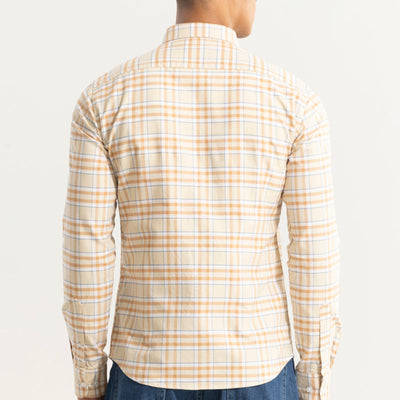 Tartan Matrix Yellow Checks Shirt