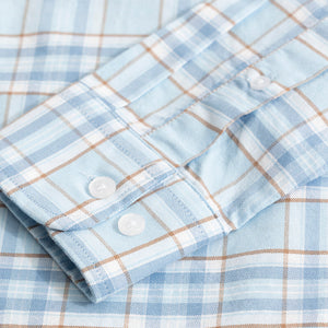 Tartan Matrix Blue Checks Shirt