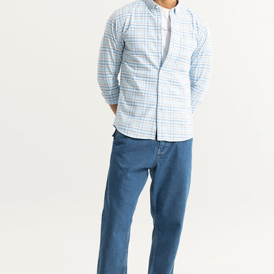Tartan Matrix Blue Checks Shirt