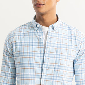 Tartan Matrix Blue Checks Shirt