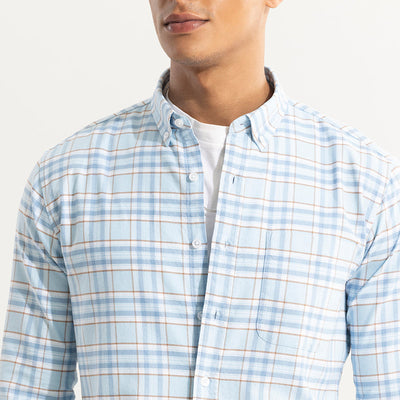 Tartan Matrix Blue Checks Shirt