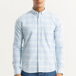 Tartan Matrix Blue Checks Shirt