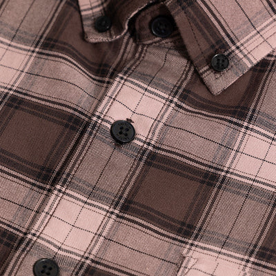Gazing Grid Brown Checks Shirt