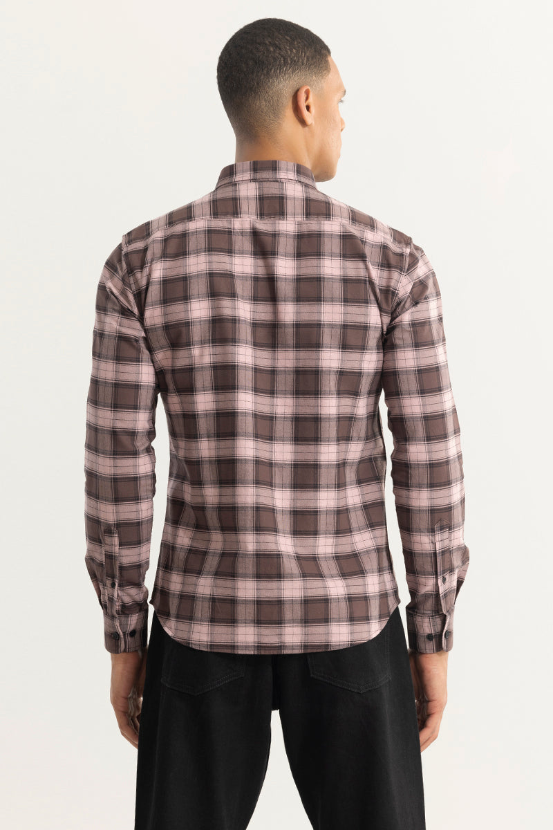 Gazing Grid Brown Checks Shirt