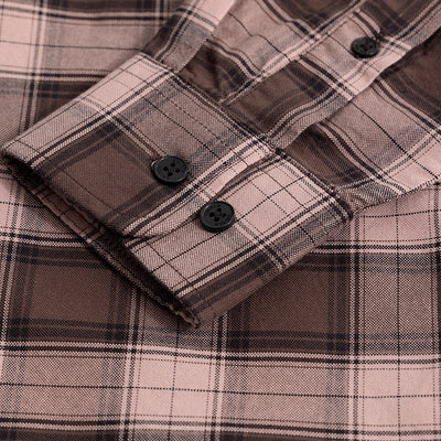 Gazing Grid Brown Checks Shirt