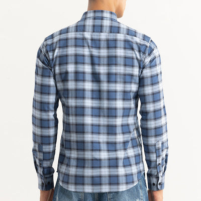 Gazing Grid Blue Checks Shirt