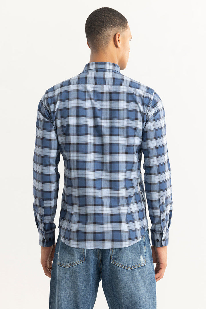 Gazing Grid Blue Checks Shirt