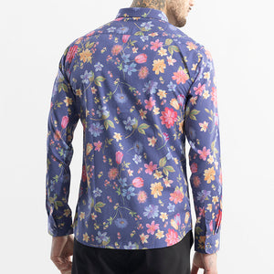 Botanic Bloom Blue Shirt
