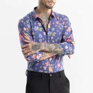 Botanic Bloom Blue Shirt