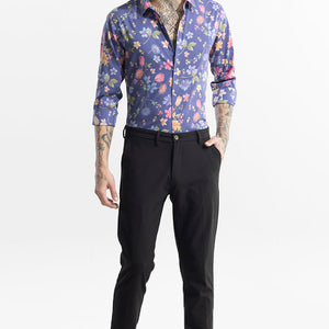 Botanic Bloom Blue Shirt