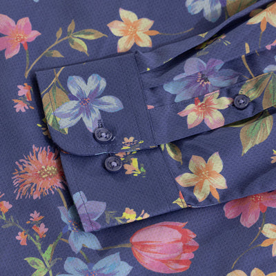 Botanic Bloom Blue Shirt