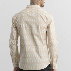 Bracket Burst Cream Shirt