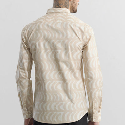 Bracket Burst Cream Shirt