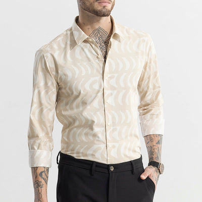 Bracket Burst Cream Shirt