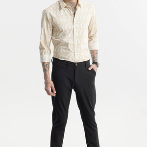 Bracket Burst Cream Shirt