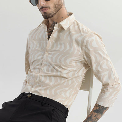 Bracket Burst Cream Shirt