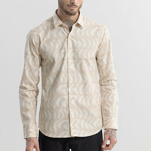 Bracket Burst Cream Shirt