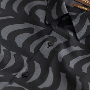 Bracket Burst Black Shirt