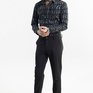 Bracket Burst Black Shirt