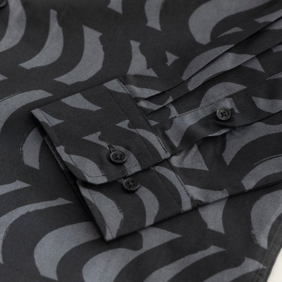 Bracket Burst Black Shirt