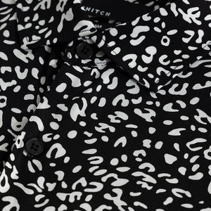 Spotted Pardus Black Shirt