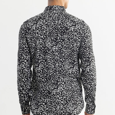 Spotted Pardus Black Shirt