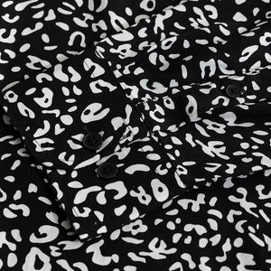 Spotted Pardus Black Shirt