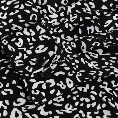 Spotted Pardus Black Shirt