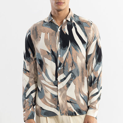 Abstracx Brown Shirt