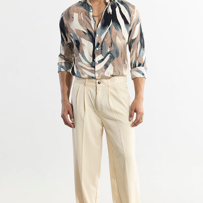 Abstracx Brown Shirt