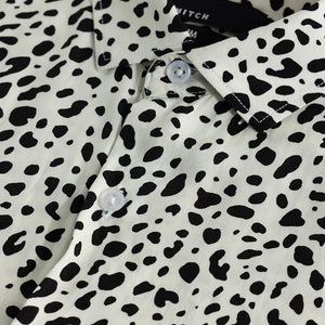 Dispersed Dot White Shirt