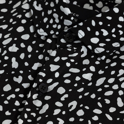 Dispersed Dot Black Shirt