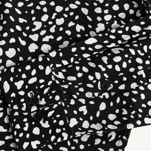 Dispersed Dot Black Shirt